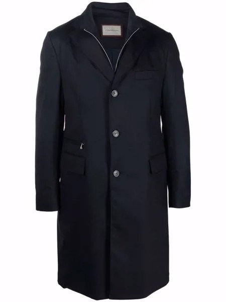 Corneliani однобортное пальто