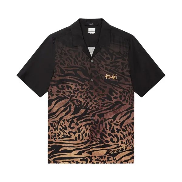 Рубашка Ksubi Sinners Resort Shirt, цвет Leopard