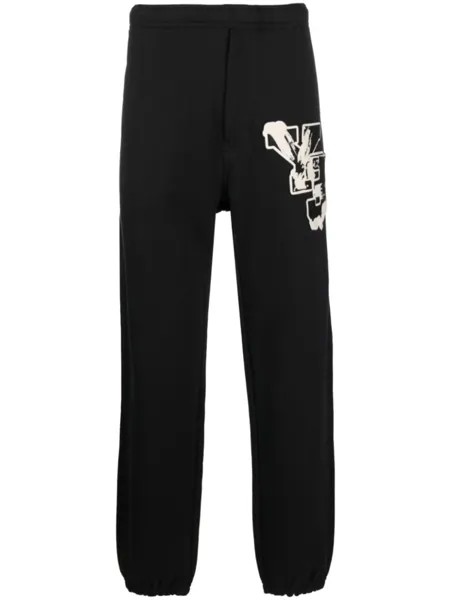 Y-3 спортивные брюки с логотипом, черный