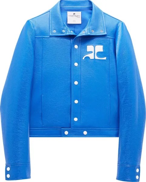 Куртка Courrèges Vinyl Jacket 'Blue', синий