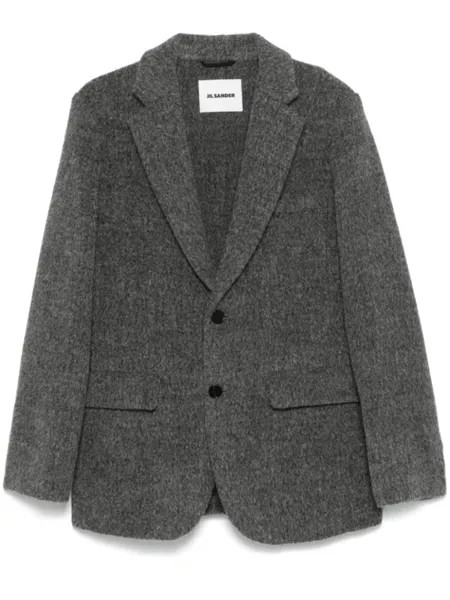 Jil Sander однобортный пиджак, серый