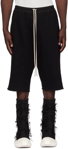 Черные шорты на кулиске Rick Owens DRKSHDW