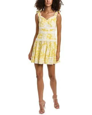 Сарафан из смесового льна Bcbgmaxazria женский