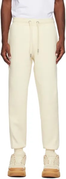 AMI Alexandre Mattiussi Белоснежные спортивные штаны с завязками