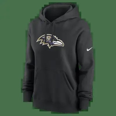 Худи Nike Baltimore Ravens Club, черный