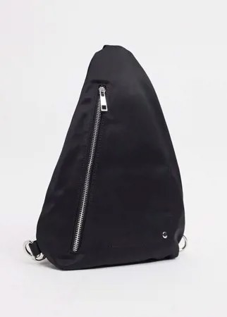 Черная сумка через плечо Nunoo-Черный цвет