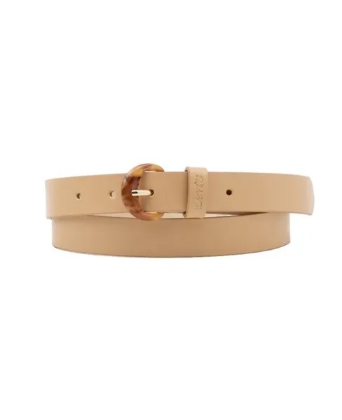 Ремень женский Levis Women Feminine Shell Belt бежевый, 75 см