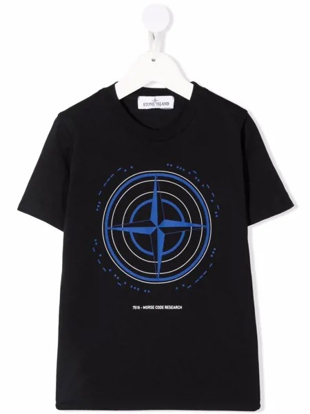 Stone Island Junior футболка с логотипом