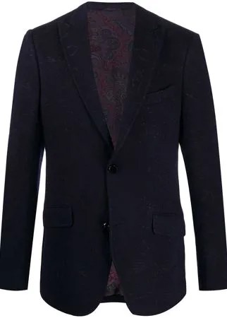 ETRO жаккардовый пиджак с узором пейсли