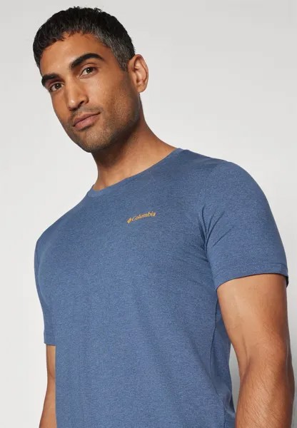 Спортивная футболка HIKE BACK GRAPHIC TEE Columbia, темно-синий