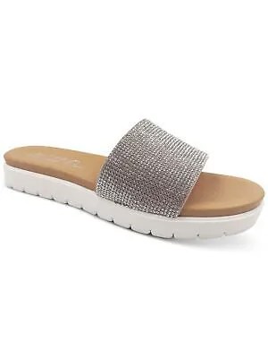 Женские шлепанцы WILD PAIR Silver Stone Safira с круглым носком без застежек 9 M