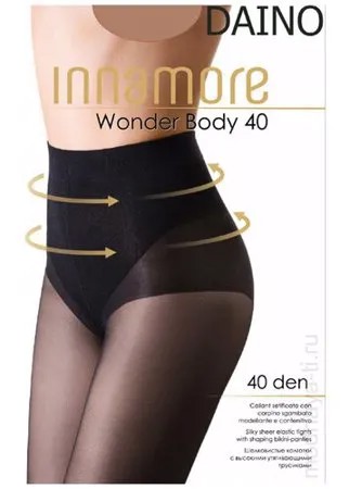 Колготки Innamore Wonder Body, 40 den, размер 5, бежевый