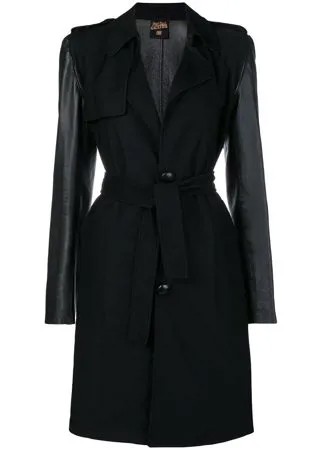 Jean Paul Gaultier Pre-Owned пальто с поясом на талии