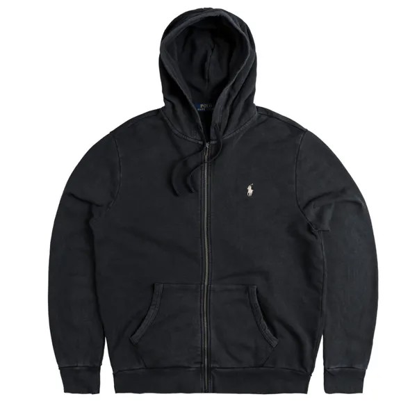 Толстовка Loopback Terry Full-Zip Hoodie Polo Ralph Lauren, черный