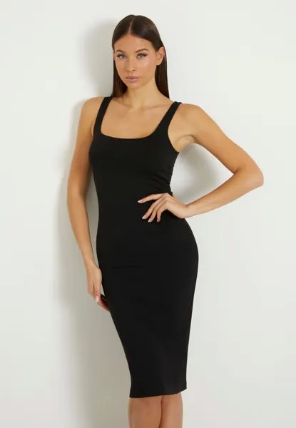 Платье из джерси BODYCON Guess, черный