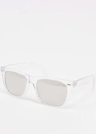 Солнцезащитные очки в стиле ретро в прозрачной оправе New Look-Очистить