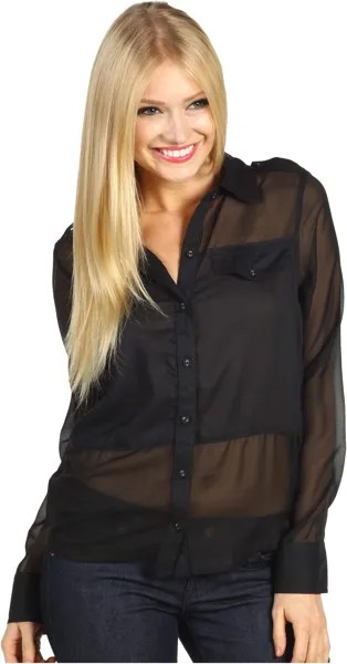 Рубашка Hurley Cats Eye Top Juniors, черный