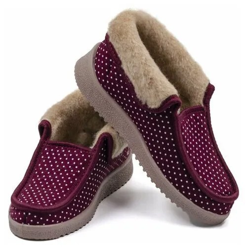 Бабуши Shoes KOMFORT, размер 36, бордовый