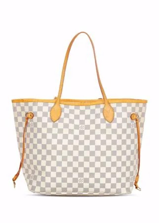 Louis Vuitton сумка-тоут Damier Azur Neverfull MM 2010-х годов