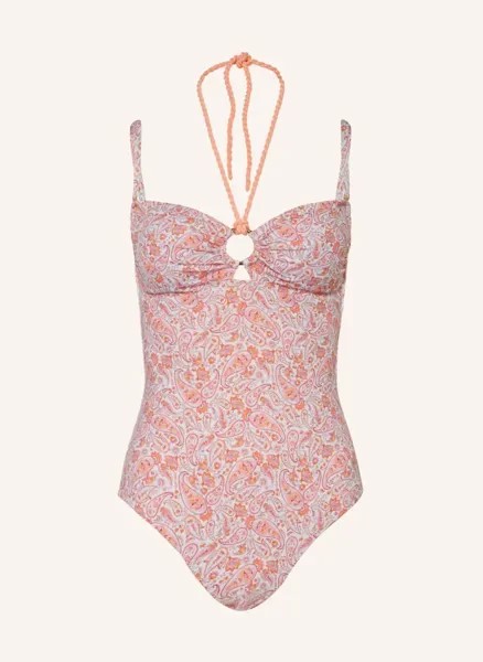 Купальник-бандо muskmelon bay Heidi Klein, белый