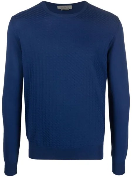 Corneliani джемпер с длинными рукавами, синий