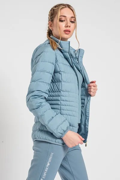 Зимняя куртка со съемным капюшоном Ea7, синий