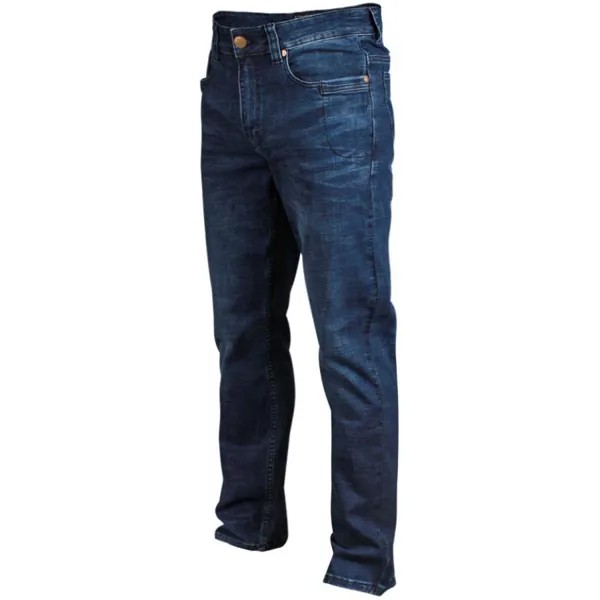 Мужские повседневные выстиранные джинсы стрейч для улицы