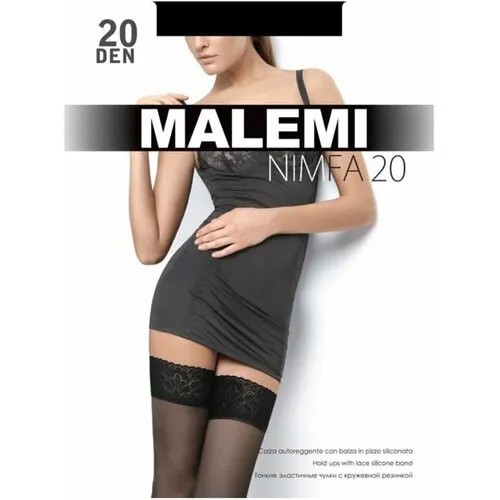 Чулки Malemi, 20 den, размер 2, черный