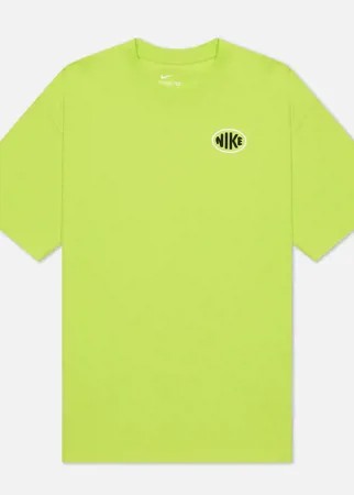 Мужская футболка Nike SB Oval, цвет зелёный, размер L