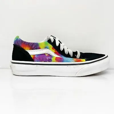 Vans Boys Off The Wall 508731 Черная повседневная обувь Кроссовки Размер 13,5