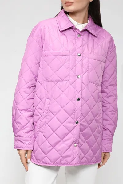 Пальто женское GEOX W3520PT2973 фиолетовое 48 IT