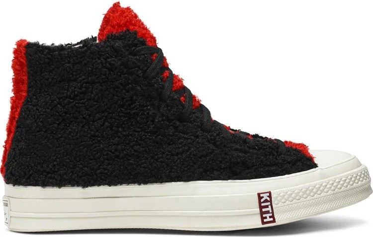 Кроссовки Converse KITH x Disney x Chuck 70 Fleece Mickey Mouse, черный