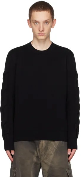 Черный свитер с 3D-диаграммами Off-White