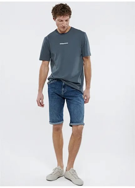 Обычные прямые мужские джинсовые шорты Mavi