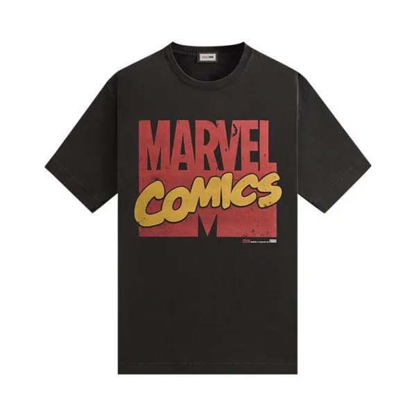 Футболка Kith x Marvel Comics Vintage Tee, черный