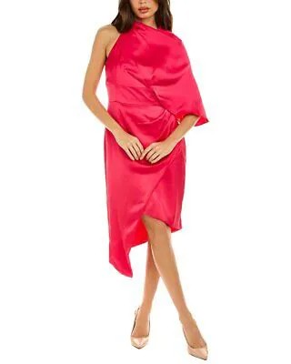 Коктейльное платье Theia Bria женское розовое 8
