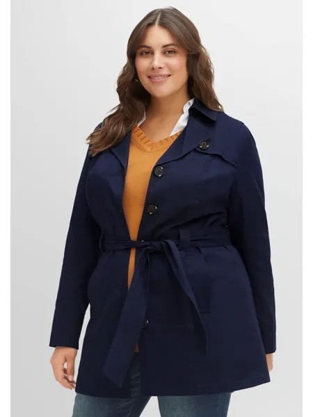 Куртка sheego Trenchcoat, морской