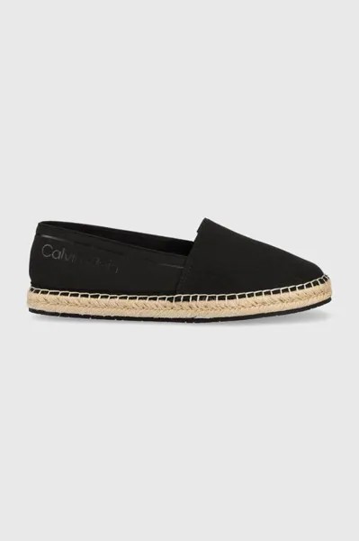 Эспадрильи ESPADRILLE HE - CANVAS Calvin Klein, черный