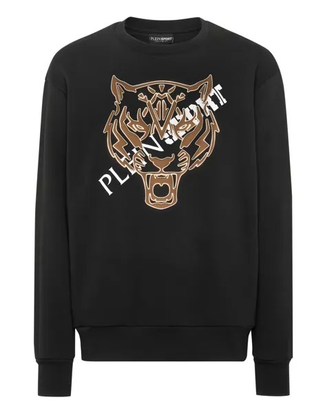 Толстовка с длинными рукавами Tiger Plein Sport, цвет Black / Gold
