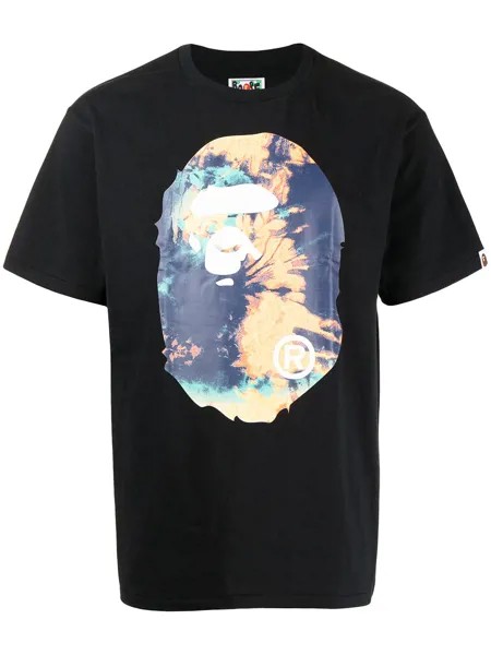 A BATHING APE® футболка с принтом тай-дай
