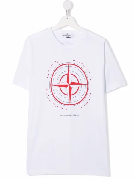 Stone Island Junior футболка с логотипом