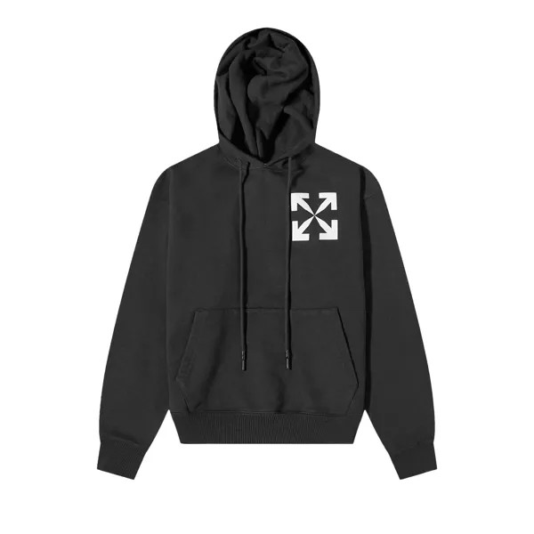 Худи Off-White Arrows с принтом Черный