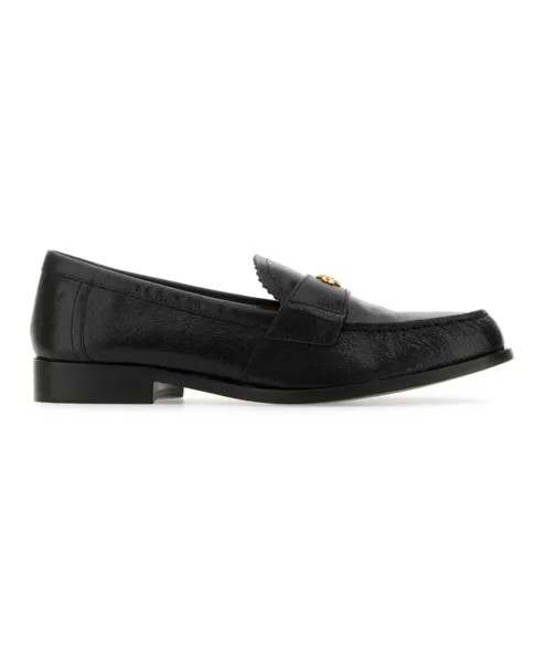 Классические кожаные тапочки e Tory Burch, черный