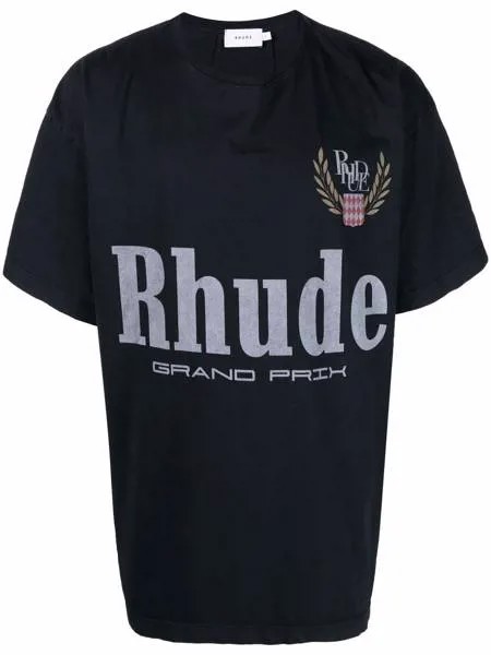 Rhude футболка с логотипом