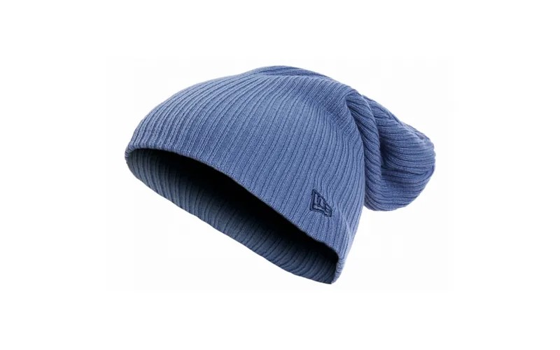 Шапка бини мужская Bauer New Era FLC Slouch Beanie SR, синий