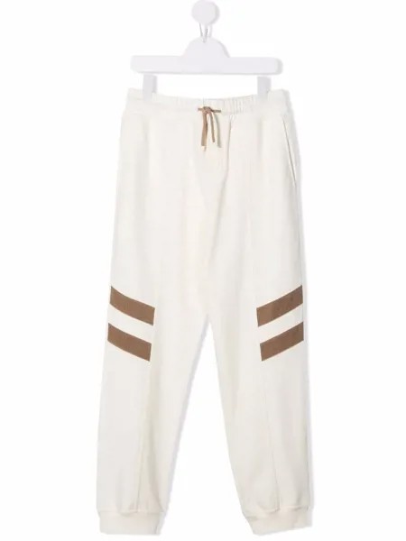 Brunello Cucinelli Kids спортивные брюки с лампасами