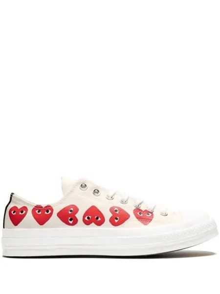 Comme des Garçons кеды Chuck 70 из коллаборации с Comme des Garçons, белый