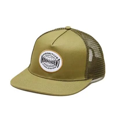 Кепка Primitive x Independent Truck Co. Global Trucker Hat (оливковая)