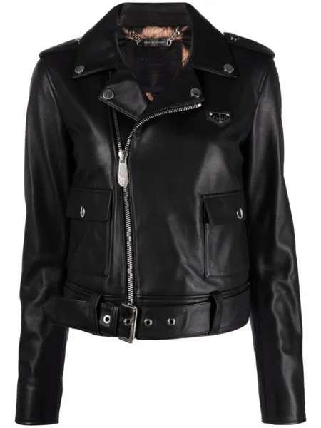 Байкерская куртка Philipp Plein, черный