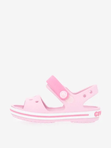 Сандалии для девочек Crocs Crocband Sandal Kids, Розовый